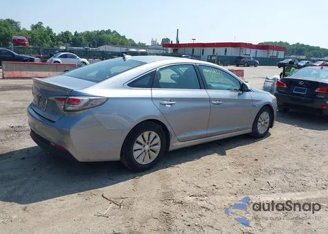 2017 Hyundai Sonata Hybrid Se from USA, damaged, VIN KMHE24L19HA043524